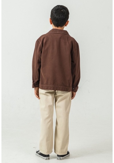 Alg Erkek Çocuk Şık Gabardin 3'lü Set Bir Beden Büyük Önerilir Kiremit