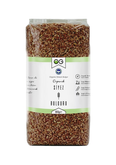 2 Li Organik Pilavlık Siyez Bulguru 800 Gr