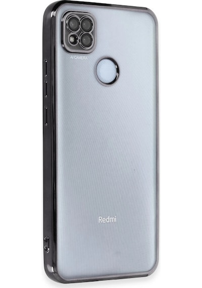 Xiaomi Redmi 9c Kılıf Razer Lensli Silikon - Siyah -