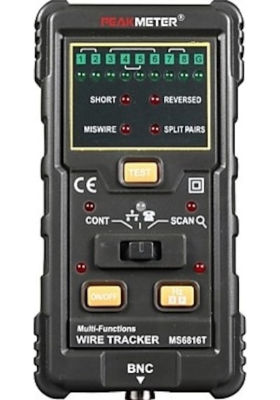 Peakmeter Ms-6816t Multi Fonksiyon Kablo Test Cihazı Wire Tracker Peakmeter Ms-6816t Multi Fonksiyon Kablo Test Cihazı Wire Tracker