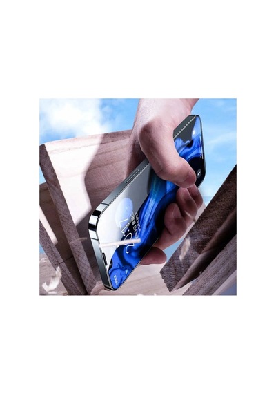 Hubrendy Tedarik Apple iPhone 13 Pro Max Uyumlu 9d Tam Kaplayan Parmak Izi Bırakmayan Ekran Koruyucu Film