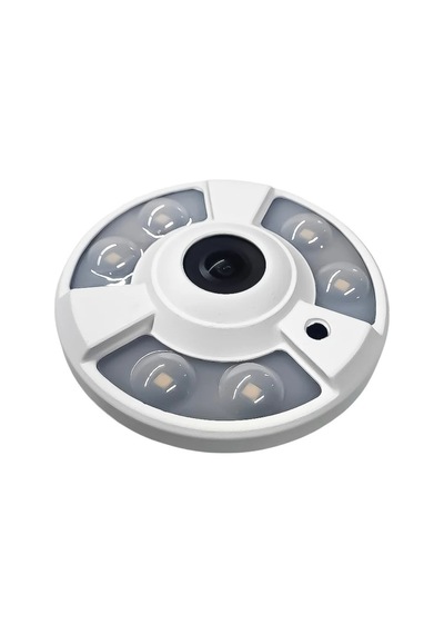 360 Panoramik Akıllı Kamera -5mp Ip Poe - 6 Ledli Gece Görüşü Ve Kör Noktasız