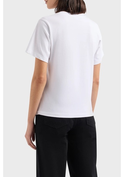 Emporio Armani Bayan T Shirt 3d2t7t 2jıdz 0100 Beyaz
