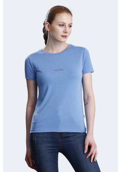 Slazenger Paytons 5 Li Set Kadın Tişört Ekru - Siyah - Koyu Gri - Mürd