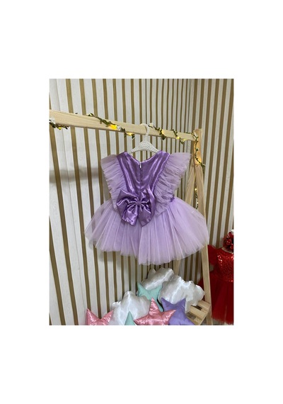 Hayy Baby Kids Wear Lila Tütü Elbisesi