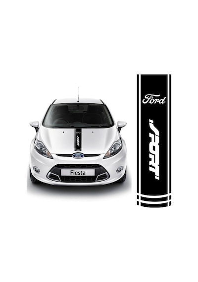 Modifiyes Sport Kaput Yapıştırma Sport Etiket Ön Kaput Için V2