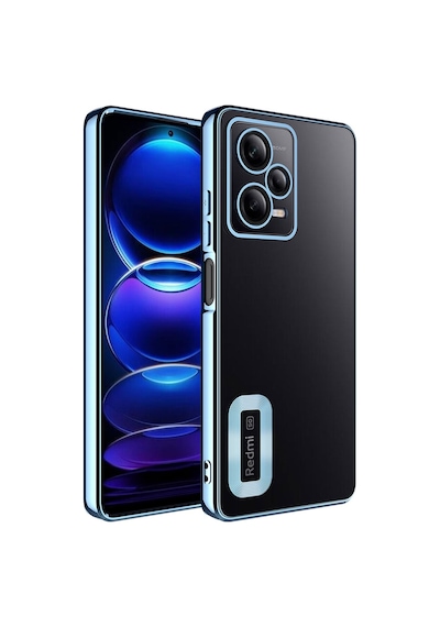 Kilifone - Xiaomi Uyumlu Redmi Note 12 5g - Kılıf Kamera Korumalı Tatlı Sert Omega Kapak - Sierra Mavi