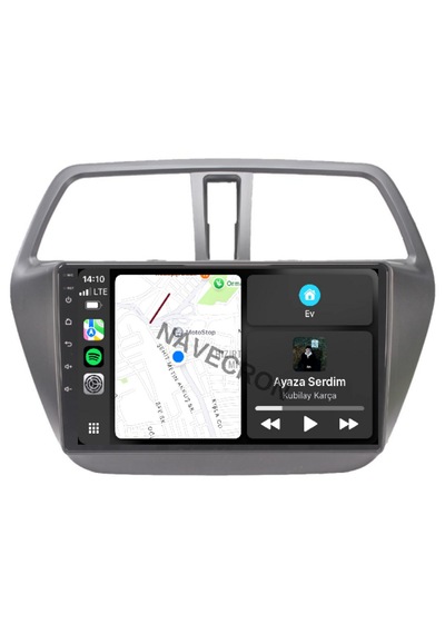 Suzukı S-cross 2012-20 9" Uyumlu Androıd Multimedya Gerçek 2/32 Kablosuz Carplay Geri Görüş Kameralı 9"