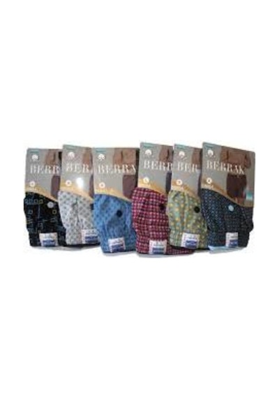 Berrak 1054 6'Lı Erkek Pamuklu Boxer Külot 001