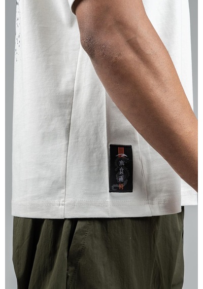 Maraton Sportswear Oversize Erkek Bisiklet Yaka Kısa Kol Basic Gümüş Gri T-shirt 23242-gümüş Gri