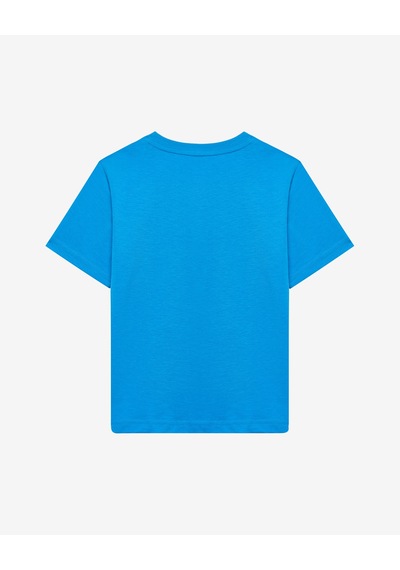 Skechers B Regular Fit Graphic Tee T-shirt Büyük Erkek Çocuk Mavi Tshirt Sk2510112-315 Mavi