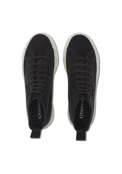Superga 2708 Hi Top Tank Kadın Siyah Bilekli Sneaker Siyah-191