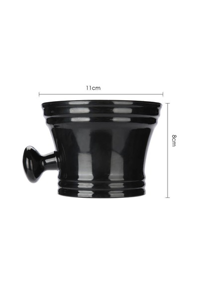 Zhltools Saplı Traş Kasesi Siyah Tasarım