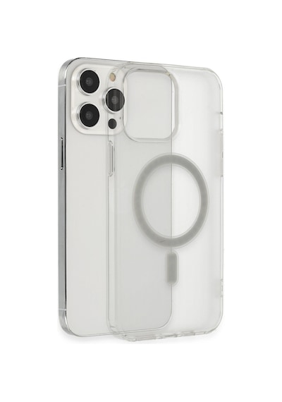Apple iPhone  Uyumlu- 13 Pro Max Kılıf Matte Şeffaf Magneticsafe - Şeffaf
