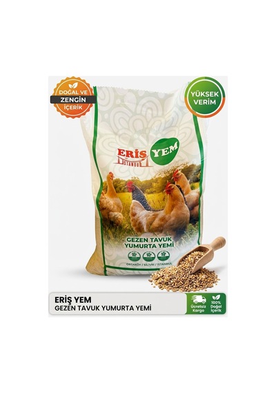 Gezen Tavuk Yumurta Yemi Doğal Ve Zengin İçerik Yüksek Verim 5kg