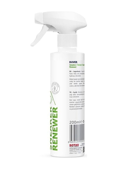 Duver Süet Ve Nubuk Ayakkabı Yenileyici Sprey 200 Ml Beyaz