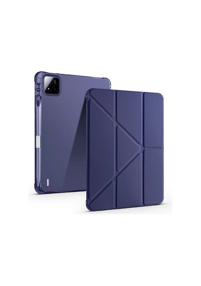 Xiaomi Pad 7 Pro Kılıf Zore Tri Folding Kalem Bölmeli Standlı Kılıf Klasik
