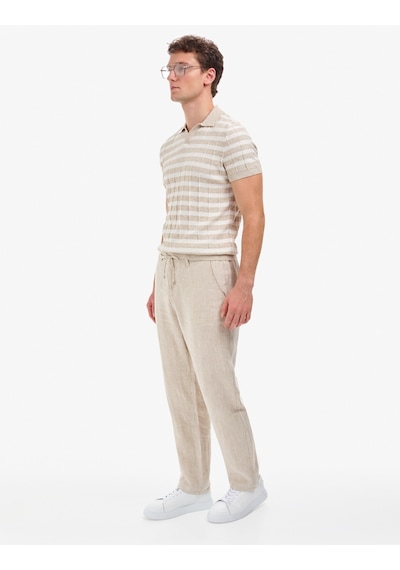 Pierre Cardin Erkek Bej Pantolon Kanvas-chino 50322121-vr011