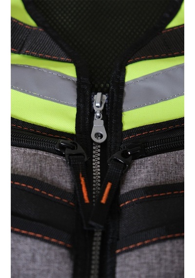 Impertex Kumaşlı Çok Cepli Takım Yeleği - Profesyonel Alet Taşıma Yeleği Yeşil
