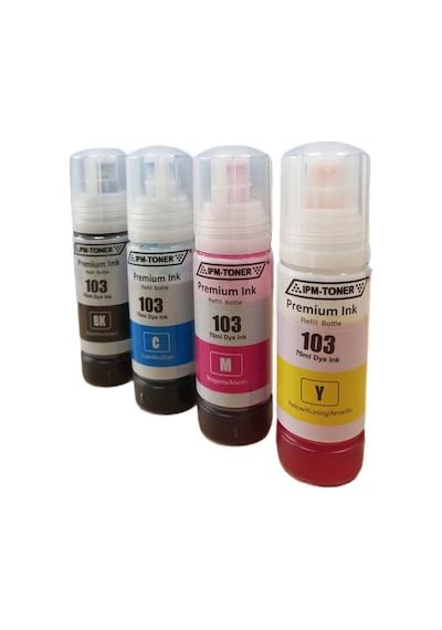 Epson Ecotank 103 Uyumlu Mürekkep Set 4x70ml