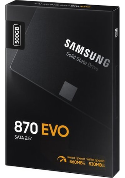 Samsung Uyumlu Mz-77e500bw, 870 Evo, 500gb, 560/530, 2,5&quot Sata, Ssd Türkiye Distribütörü li