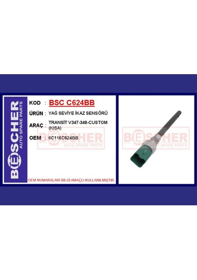 Yağ - 607 - Seviye İkaz Sensörü Transit - Dpmıx-hb - V347-348-custom Kısa
