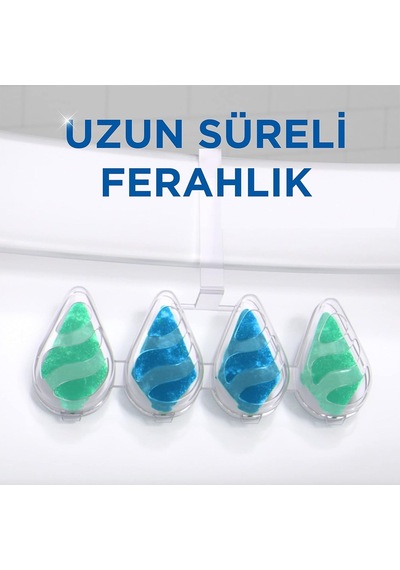 Klozet Blok 2'li Marine, 77.2g 1 Paket 1 X 122 G 2li Paket