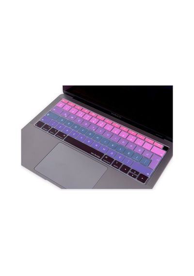 Laptop Apple Uyumlu MacBook Air 13Inc Klavye Koruyucu A1932 2018/2019 Türkçe Siyah