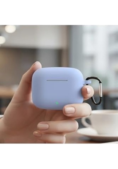 Caseonn Kılıf Askı Aparatlı Mat Silikon Mavi Mavi Freebuds Se 4 Anc İle Uyumlu