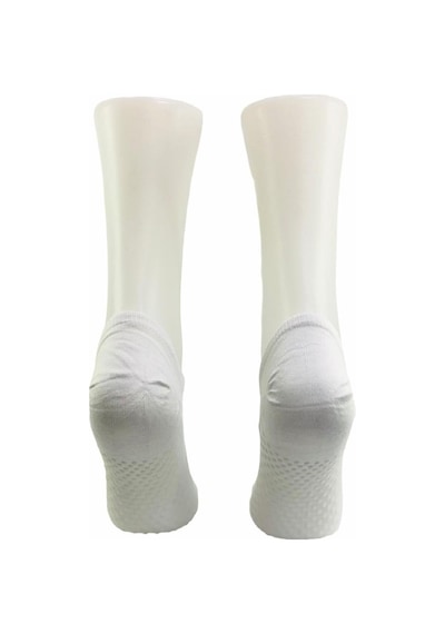 By Jawalli Tabanı Kaydırmaz Silikonlu Pilates&Yoga Sneaker Çorabı-Beyaz