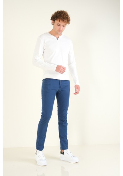 Giyim Dünyası Erkek 5 Cep Chino Pantolon Lacivert 001
