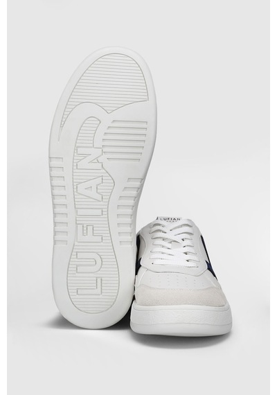 Lufian 111230325 Vernon Sneaker Erkek Deri Ayakkabı Mavi