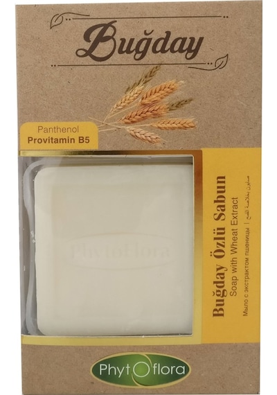 Phytoflora Buğday Özlü Sabun 125 G + Sabunluk + Kese