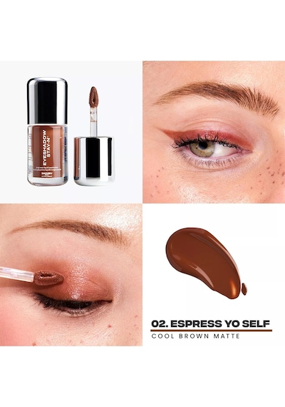 Sacheu Eyeshadow Stay-n Uzun Süre Kalıcı Likit Far 02 Espress Yo Self