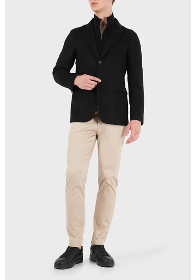 Emporio Armani Fermuarlı İç Astarlı Yün Ve Kaşmir Karışımlı Blazer Ceket Erkek Ceket Em006670 Af17835 Uc001 Siyah Emporio Armani Fermuarlı İç Astarlı Yün Ve Kaşmir Karışımlı Blazer Ceket Erkek Ceket Em006670 Af17835 Uc001 Siyah