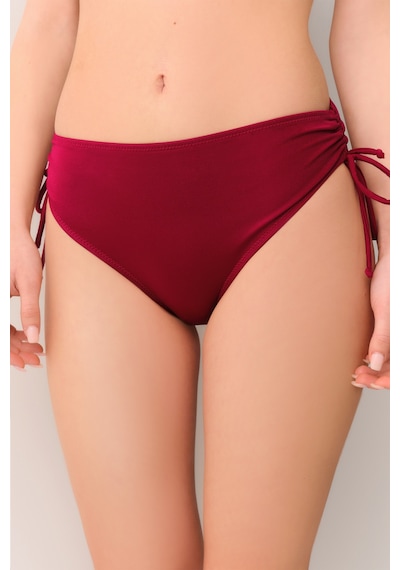 Suwen Yanı Büzgülü Bikini Alt Sbn26820c020 Bordo