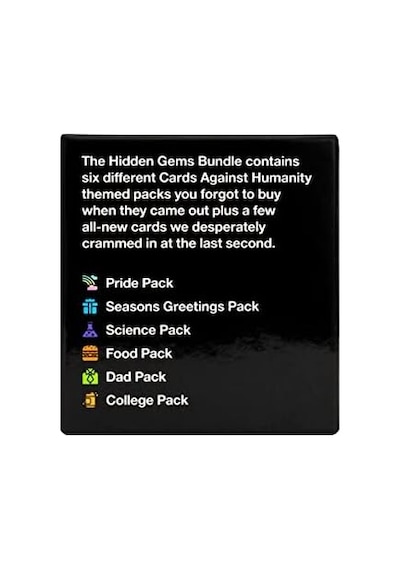 Cards Against Humanity Hgb Kart Oyunları, Siyah, 0