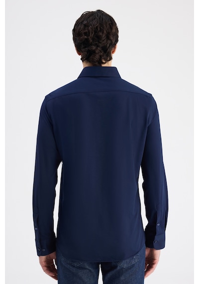 D'S Damat Ds Damat Slim Fit Lacivert Örme Gömlek 6hf02g801281m Çok Renkli D'S Damat Ds Damat Slim Fit Lacivert Örme Gömlek 6hf02g801281m Çok Renkli