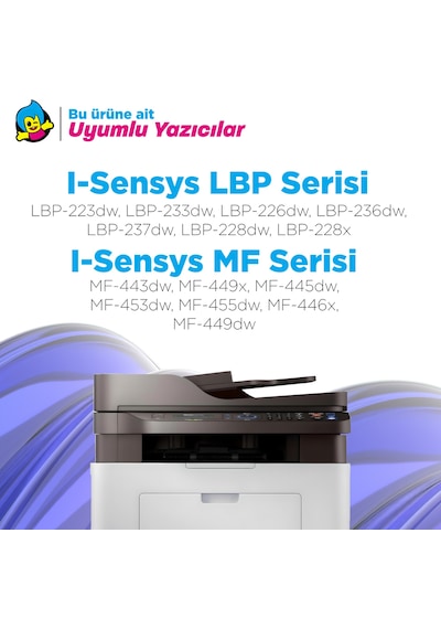 Canon Uyumlu Tonermax Mf-445dw - Crg-057 Toner 2'li Paket Çipli