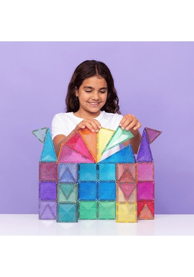 Connetix Glitter Castle Pack Manyetik Bloklar - 48 Parça