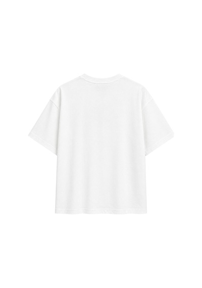 Mixray 2101 Kadın Bisiklet Yaka Soft Oversize Basic Modal T-shirt Beyaz Mixray 2101 Kadın Bisiklet Yaka Soft Oversize Basic Modal T-shirt Beyaz