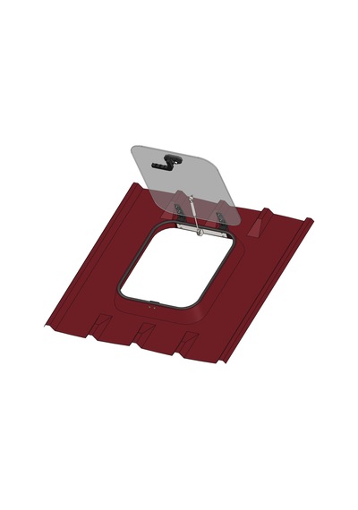 Çatı Plus 5 Hatveli Sandviç Panel Çatı Çıkış Kapağı 48 58 Cm R3004
