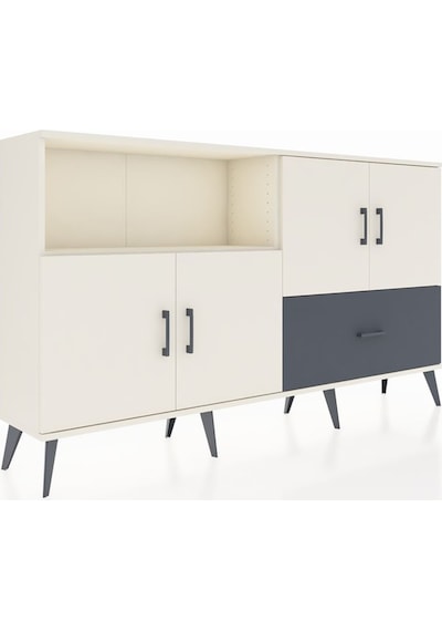 Arges Konsol 4 Raflı Tek Çekmeceli 4 Kapaklı 176x30x99 Aytaşı-ayt Aytaşı-aytaşı/antrasit Arges Konsol 4 Raflı Tek Çekmeceli 4 Kapaklı 176x30x99 Aytaşı-ayt Aytaşı-aytaşı/antrasit