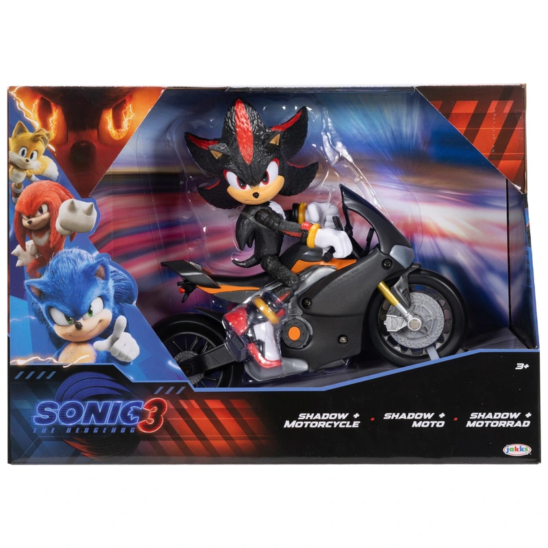 Sonic The Hedgehog 3 Aksiyon Figürü Shadow Motosikletli 12 Cm