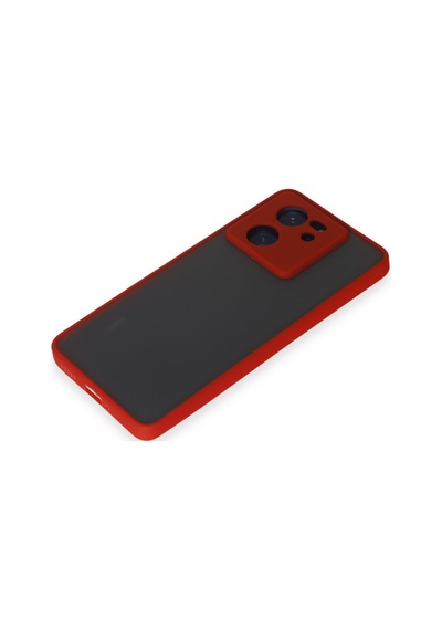 Xiaomi Mi 13t Pro Uyumlu Kılıf Montreal Silikon Kapak - Kırmızı