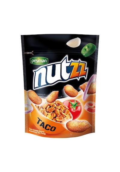 Peyman Nutzz 130g Taco - Kıştırıcı Yer Fıstığı Atıştırmalığı 2'li Ekonomik Paket - 2 Adet Tarı 130 G
