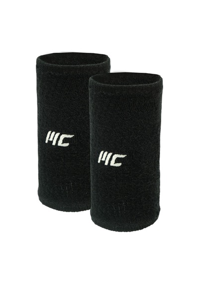 Musclecloth Training Uzun Havlu Bileklik 2'li Paket Siyah Siyah