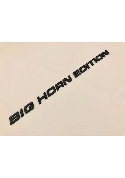 Big Horn Edition Boşluklu Piano Black Bagaj Yazısı 3m 3d Abs Renault Alpine