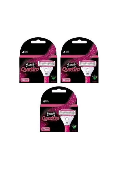 Wilkinson Sword Quattro Kadın Yedek Başlık 3'lü