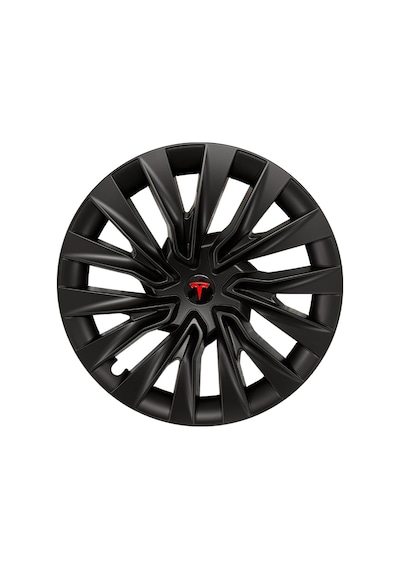 Tesla Model 3 Soul Jant Kapağı - 18 İnç - Mat Siyah - 4 Adet Set